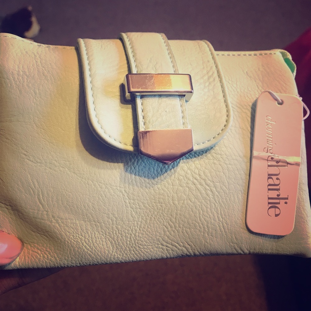 Charming Charlie wristlet purse .